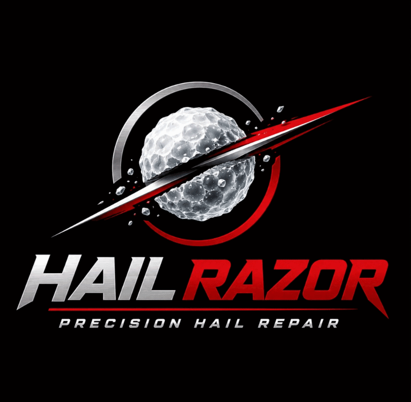 HAIL RAZOR — Precision Hail Repair logo animation